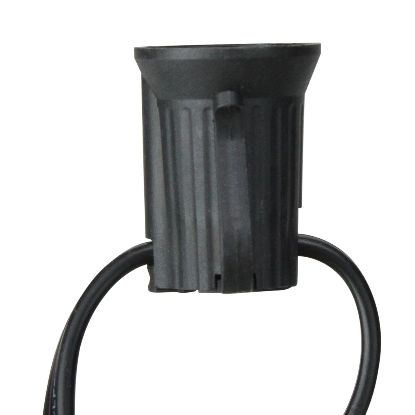 Northlight Commercial Grade C9 Christmas Light Socket Set - 25' Black Wire - 18 Gauge 5 Northlight Commercial Grade C9 Christmas Light Socket Set - 25' Black Wire - 18 Gauge - Image 3