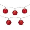 Northlight LED Christmas Bells Fairy Lights - 5.5' - Clear Wire - Red - 10ct 2 Northlight LED Christmas Bells Fairy Lights - 5.5' - Clear Wire - Red - 10ct -Northlight Shop 4612066311834296992