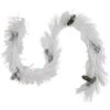 Northlight 6' X 10" White Flocked Artificial Christmas Garland With Pine Cones, Unlit 2 Northlight 6' X 10" White Flocked Artificial Christmas Garland With Pine Cones, Unlit -Northlight Shop 4612066311859462816