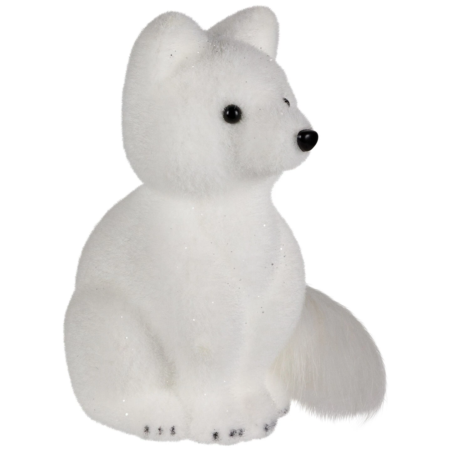 Northlight Sitting Artic Fox Pup Christmas Figurine - 7.5" White 6 Northlight Sitting Artic Fox Pup Christmas Figurine - 7.5" White - Image 4