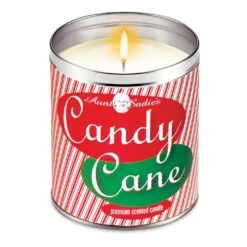 Collections Etc Candy Cane Peppermint Scented Holiday Candle, 12 Oz. 9 Collections Etc Candy Cane Peppermint Scented Holiday Candle, 12 Oz. -Northlight Shop 4612096920370923952 2