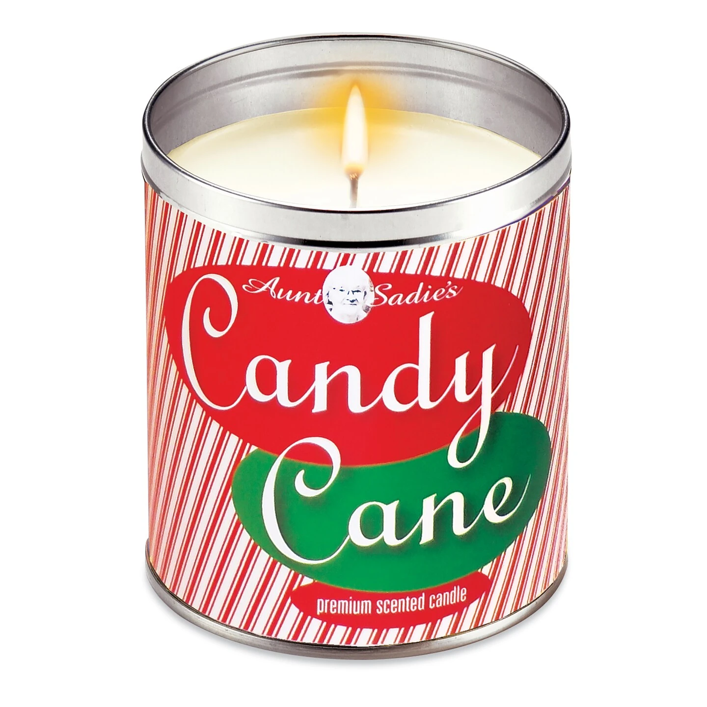 Collections Etc Candy Cane Peppermint Scented Holiday Candle, 12 Oz. 3 Collections Etc Candy Cane Peppermint Scented Holiday Candle, 12 Oz.