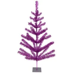 Northlight Medium Tinsel Twig Artificial Christmas Tree -3' - Purple - Unlit 12 Northlight Medium Tinsel Twig Artificial Christmas Tree -3' - Purple - Unlit -Northlight Shop 4612100390986733232