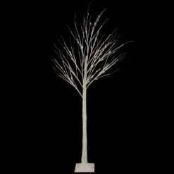 Northlight 6' LED Lighted White Christmas Twig Tree - Warm White Lights -Northlight Shop 4612110889024308448
