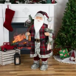 Northlight Alpine Santa Claus With Snowshoes And Skis Christmas Figure - 36" Red 11 Northlight Alpine Santa Claus With Snowshoes And Skis Christmas Figure - 36" Red -Northlight Shop 4612139944186665888