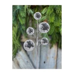 16" Silver Disco Ball Spray -Northlight Shop 4612143061513337200 2