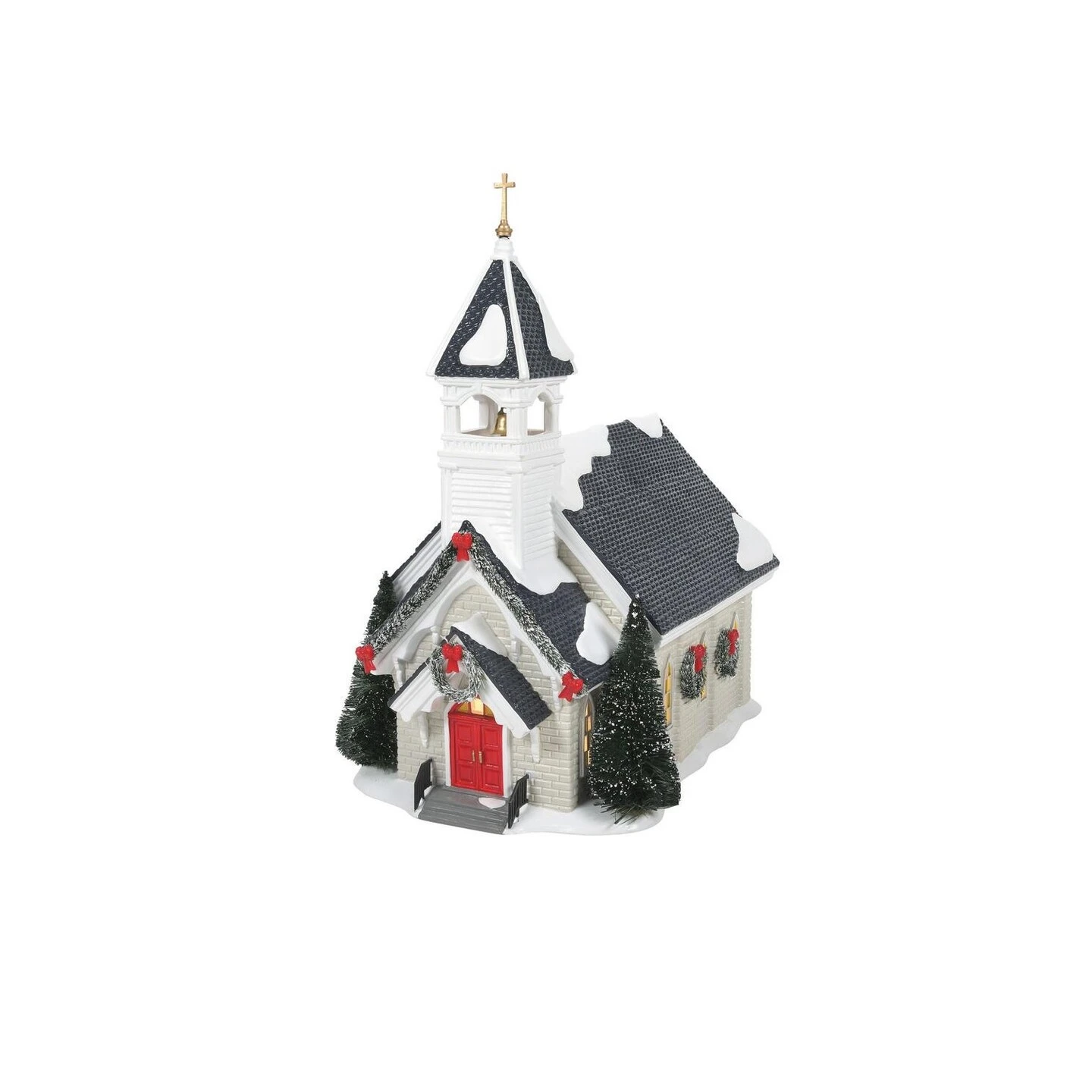 Department 56 Dept 56 Pleasant View Church Christmas Figure White 4 Department 56 Dept 56 Pleasant View Church Christmas Figure White - Image 2