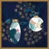 Crafty Blue Christmas I By Jennifer Paxton Parker Framed Canvas Wall Art 2 Crafty Blue Christmas I By Jennifer Paxton Parker Framed Canvas Wall Art -Northlight Shop 4612151324905328528