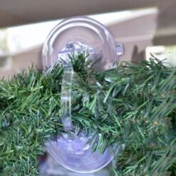 Simple Living Jumbo Suction Cup Christmas Wreath And Decorations Hook - 7" Clear -Northlight Shop 4612210292986627296