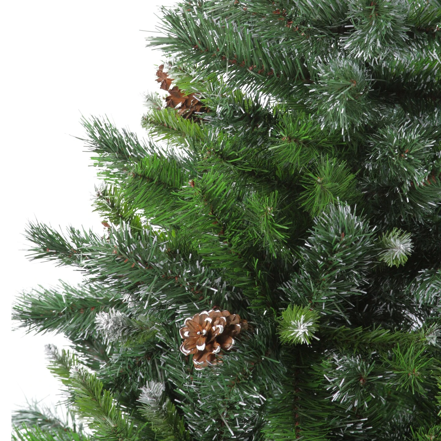 Northlight Full Snowy Delta Pine With Pine Cones Artificial Christmas Tree - 4' - Unlit Green 6 Northlight Full Snowy Delta Pine With Pine Cones Artificial Christmas Tree - 4' - Unlit Green - Image 4