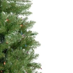 Northlight 6.5' Pre-Lit Silver Lake Fir Pencil Artificial Christmas Tree, Multi Lights Green 14 Northlight 6.5' Pre-Lit Silver Lake Fir Pencil Artificial Christmas Tree, Multi Lights Green -Northlight Shop 4612229839427028192