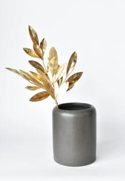19" Faux Gold Bay Leaf Stem 22 19" Faux Gold Bay Leaf Stem -Northlight Shop 4612232393656364192