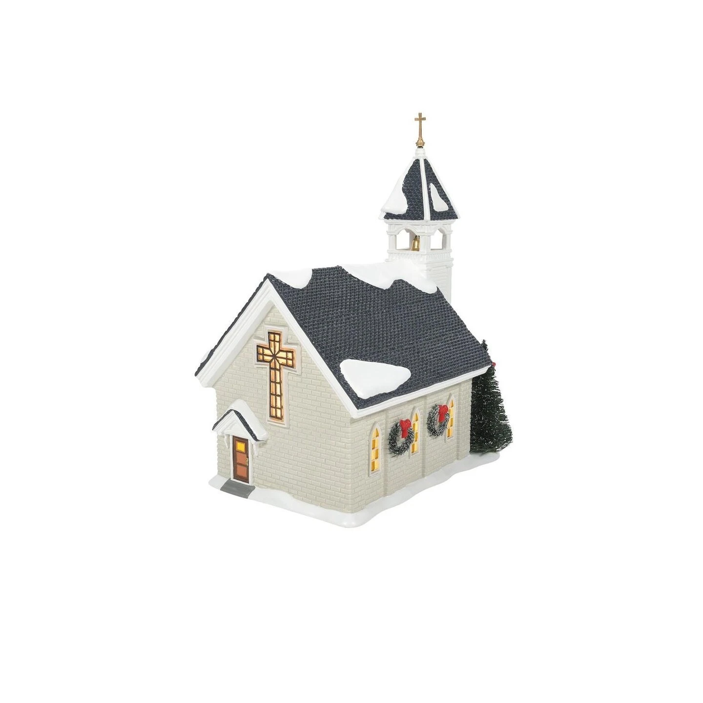 Department 56 Dept 56 Pleasant View Church Christmas Figure White 5 Department 56 Dept 56 Pleasant View Church Christmas Figure White - Image 3