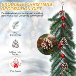 6 FT Christmas Garland -Northlight Shop 463333652936624 1