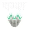 Vickerman 70Lt LED Green/Ww Wide Angle Icicle EC 9 Ft. 2 Vickerman 70Lt LED Green/Ww Wide Angle Icicle EC 9 Ft. -Northlight Shop 46836189055072