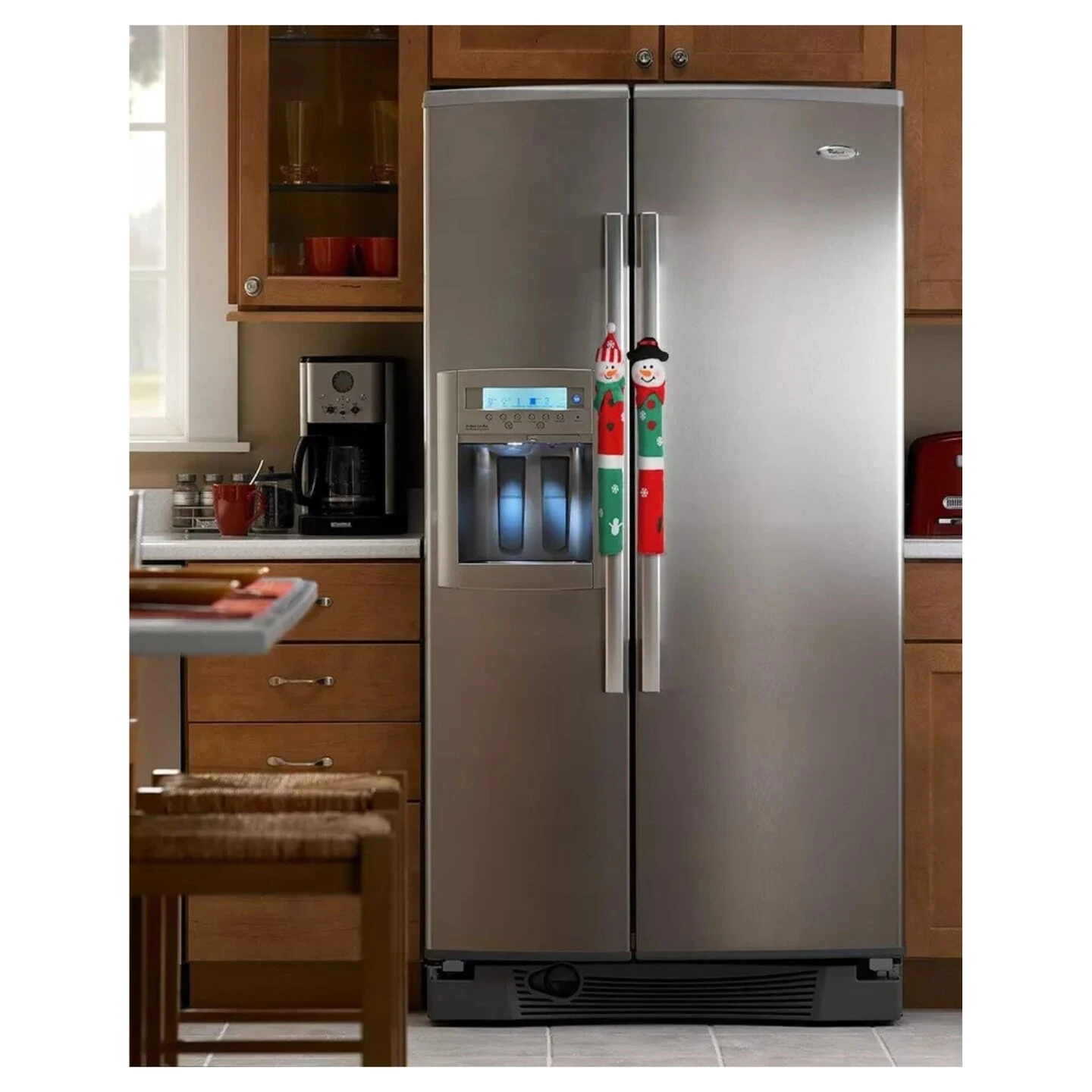 Kitcheniva Refrigerator Handle Covers Christmas Decorations 8 Kitcheniva Refrigerator Handle Covers Christmas Decorations - Image 6