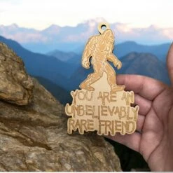 Ornament - You Are An Unbelievably Rare Friend - Raw Wood 5x3in 36 Ornament - You Are An Unbelievably Rare Friend - Raw Wood 5x3in -Northlight Shop 479733920920784 2