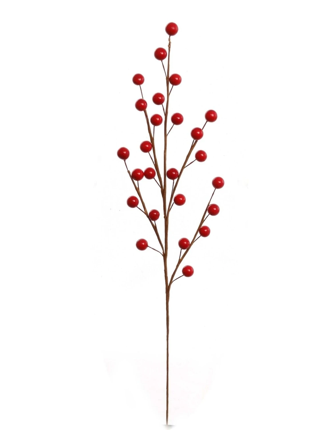 19" BERRY SPRAY 35 BERRIES BURGUNDY - 48 Pieces 5 19" BERRY SPRAY 35 BERRIES BURGUNDY - 48 Pieces - Image 3