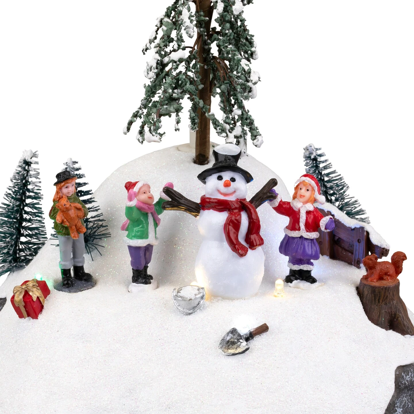 Northlight LED Lighted And Musical Flying Santa Animated Christmas Village Display - 13.5" Multi 8 Northlight LED Lighted And Musical Flying Santa Animated Christmas Village Display - 13.5" Multi - Image 6