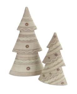 Melrose 2" Gray Knit Sweater Inspired Christmas Tree Tabletop Decorations -Northlight Shop 500808655168160 1