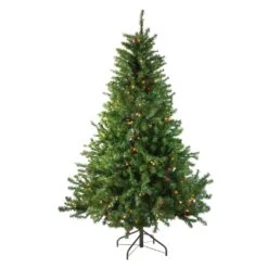 Northlight Pre-Lit Medium Canadian Pine Artificial Christmas Tree - 5' - Multicolor Lights Green 11 Northlight Pre-Lit Medium Canadian Pine Artificial Christmas Tree - 5' - Multicolor Lights Green -Northlight Shop 500808809833120 1