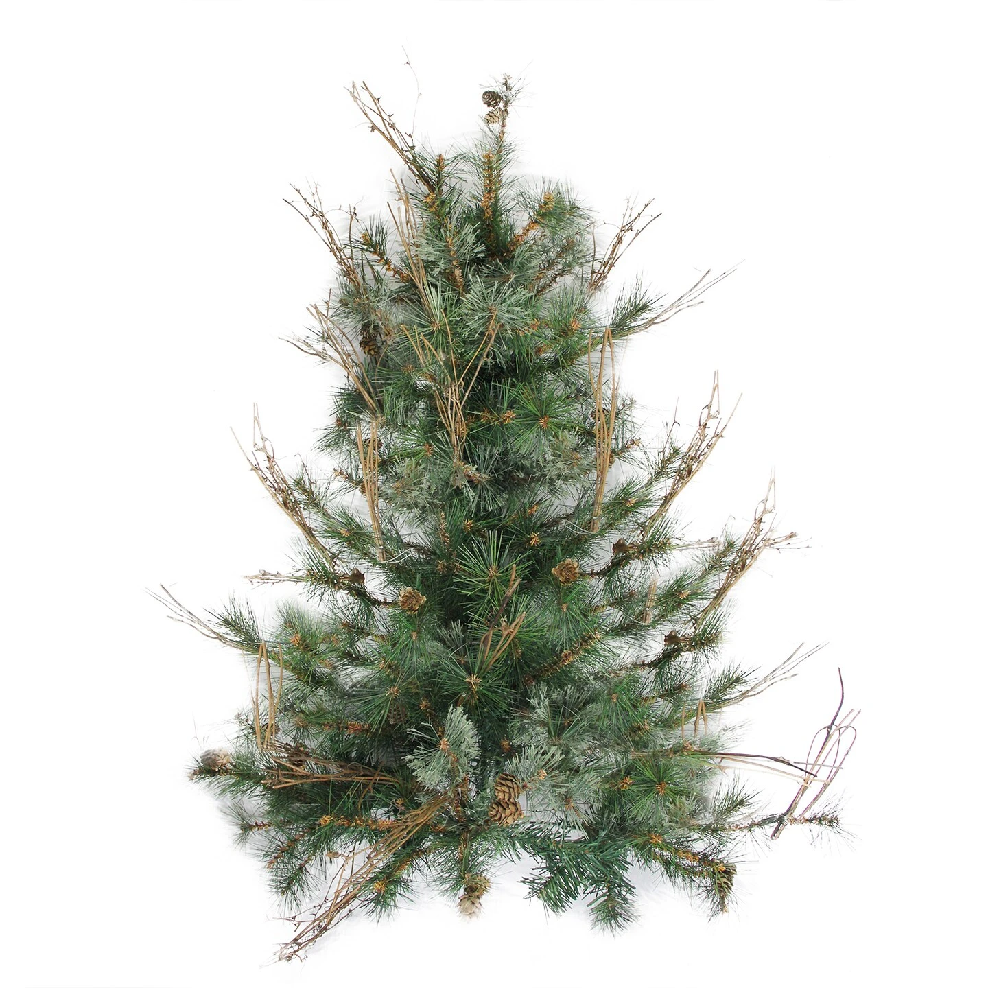 Northlight Country Mixed Pine Artificial Christmas Wall Or Door Tree - 3' - Unlit Green 3 Northlight Country Mixed Pine Artificial Christmas Wall Or Door Tree - 3' - Unlit Green
