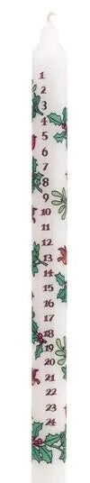 Advent Taper Candle - Holly And The Ivy 5 Advent Taper Candle - Holly And The Ivy - Image 3