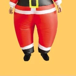 Inflatable Santa Adult Costume With Battery Operated Fan For Holiday Fun -Northlight Shop 510668255370160