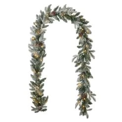 Christmas Lexington Fir 9ft Artificial ChristmasGarland, Pre-lit With 50Warm White LED Lights, Pinecones (Plug In) 7 Christmas Lexington Fir 9ft Artificial ChristmasGarland, Pre-lit With 50Warm White LED Lights, Pinecones (Plug In) -Northlight Shop 511214151194320 2