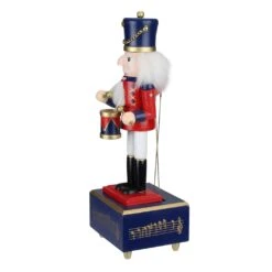Northlight Nutcracker Drummer Animated And Musical Christmas Figure - 12" - Red And Navy 12 Northlight Nutcracker Drummer Animated And Musical Christmas Figure - 12" - Red And Navy -Northlight Shop 514938466354400