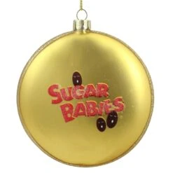 Northlight Tootsie Roll "Sugar Babies" Candies Disc Christmas Ornament - 4" - White And Gold 14 Northlight Tootsie Roll "Sugar Babies" Candies Disc Christmas Ornament - 4" - White And Gold -Northlight Shop 524274877154528