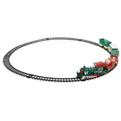 Northlight 30 Pc Battery Operated Lighted And Animated Classic Christmas Train Set With Music Green -Northlight Shop 524275303728352
