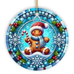 Crystal Snow Gingerbread Man Ornament, Magical Gift And Decor For Christmas Tree -Northlight Shop 545249775718512
