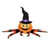 5′ Jack-O'-Lantern Spider Halloween Inflatable – Light-Up Yard Decoration With Creepy Crawl Appeal 2 5′ Jack-O'-Lantern Spider Halloween Inflatable – Light-Up Yard Decoration With Creepy Crawl Appeal -Northlight Shop 546800922048944