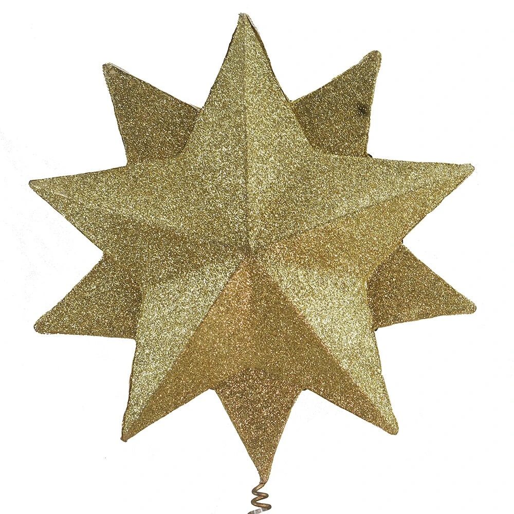 Kurt Adler White And Gold Jeweled Star Treetop - 16 Inch 7 Kurt Adler White And Gold Jeweled Star Treetop - 16 Inch - Image 5