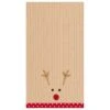 Christmas Holiday Reindeer Face 100% Cotton Waffle Weave Dishtowel 2 Christmas Holiday Reindeer Face 100% Cotton Waffle Weave Dishtowel -Northlight Shop 549367356072416