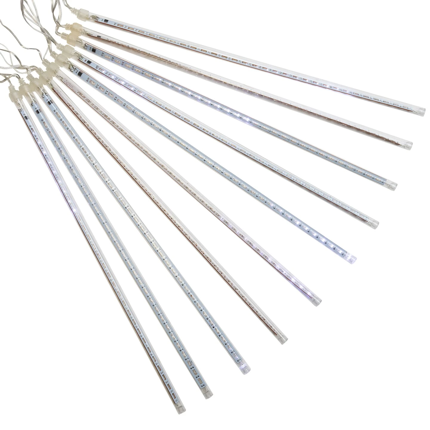 Northlight LED Dripping Icicle Christmas Light Tubes - White - 13.25' Clear Wire - 5ct 9 Northlight LED Dripping Icicle Christmas Light Tubes - White - 13.25' Clear Wire - 5ct - Image 7