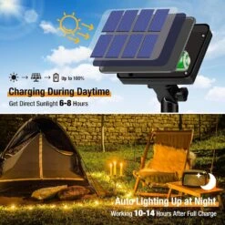4 Pack Solar String Lights Outdoor - 320LED 132FT Solar Fairy Lights Waterproof 8 Modes -Northlight Shop 552135320328112 1