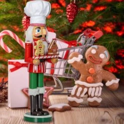 Ornativity Christmas Chef Nutcracker Figure – Wooden Chef Hat Nutcracker With Gingerbread Man And House Holiday Decoration 23 Ornativity Christmas Chef Nutcracker Figure – Wooden Chef Hat Nutcracker With Gingerbread Man And House Holiday Decoration -Northlight Shop 5732274490953