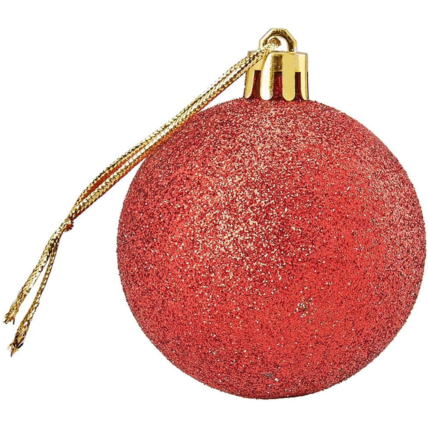 Juvale 48 Pack Mini Christmas Tree Ornaments, 1.5 In, Glitter Red, Green, Silver, Shatterproof Assorted Mini Christmas Balls, Holiday Decoration Multicolor 9 Juvale 48 Pack Mini Christmas Tree Ornaments, 1.5 In, Glitter Red, Green, Silver, Shatterproof Assorted Mini Christmas Balls, Holiday Decoration Multicolor - Image 7