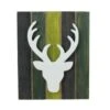 Northlight Deer Head On Forest Inspired Pallet Frame Christmas Wall Hanging - 13" - Green White -Northlight Shop 5764970977540039328
