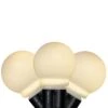 Kurt Adler LED Christmas Mini Glass Globe Light Set - White - 15 Ft Black Wire - 10ct 1 Kurt Adler LED Christmas Mini Glass Globe Light Set - White - 15 Ft Black Wire - 10ct -Northlight Shop 5764987815167124128