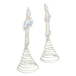 Roman Set Of 6 Ivory And Green God Bless Baby's First Christmas Cross Tree Toppers 9" 8 Roman Set Of 6 Ivory And Green God Bless Baby's First Christmas Cross Tree Toppers 9" -Northlight Shop 5764987816450581152