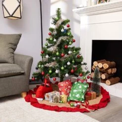 Juvale 48 Pack Mini Christmas Tree Ornaments, 1.5 In, Glitter Red, Green, Silver, Shatterproof Assorted Mini Christmas Balls, Holiday Decoration Multicolor 12 Juvale 48 Pack Mini Christmas Tree Ornaments, 1.5 In, Glitter Red, Green, Silver, Shatterproof Assorted Mini Christmas Balls, Holiday Decoration Multicolor -Northlight Shop 5765046118294657328