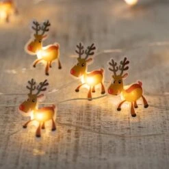 Northlight Incandescent Micro Reindeer Christmas Lights - 11.75" Silver Wire - 20ct Brown 8 Northlight Incandescent Micro Reindeer Christmas Lights - 11.75" Silver Wire - 20ct Brown -Northlight Shop 5765108333268558496 1