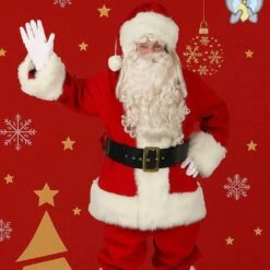 Regal Red Velvet Santa Pants With Side Pockets 21 Regal Red Velvet Santa Pants With Side Pockets -Northlight Shop 59082963853232