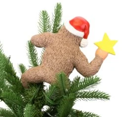 King Kong Climbing The Tree Funny Christmas Tree Topper - Large 10" 31 King Kong Climbing The Tree Funny Christmas Tree Topper - Large 10" -Northlight Shop 5940220484491 1