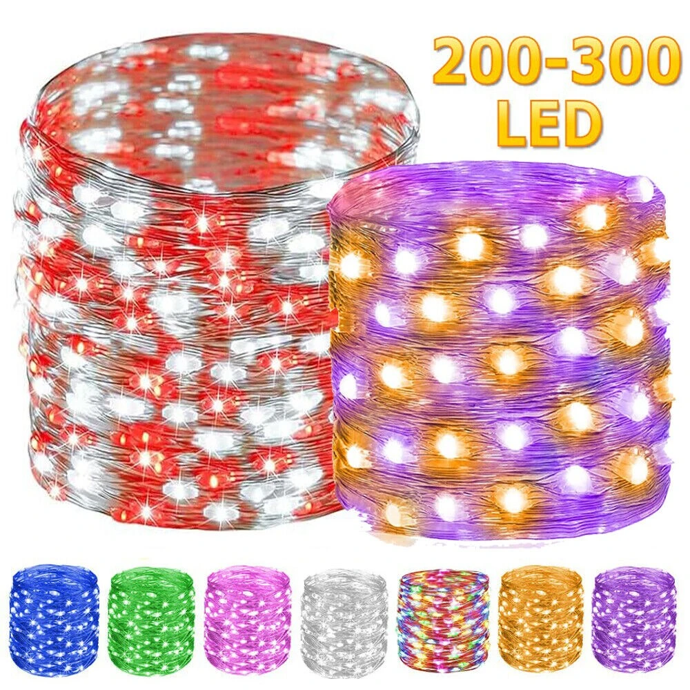 Waterproof Christmas Fairy Lights Purple 4 Waterproof Christmas Fairy Lights Purple - Image 2