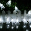 Kitcheniva 20 LED String Light Solar Garden Christmas Decoration Cold White 2 Kitcheniva 20 LED String Light Solar Garden Christmas Decoration Cold White -Northlight Shop 61756755893472