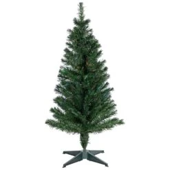 Northlight Pre-Lit Medium Multi-Color Fiber Optic Pine Christmas Tree - 4' Green -Northlight Shop 6917557706394821280